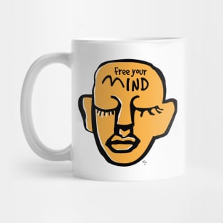 Free your mind - namaste Mug